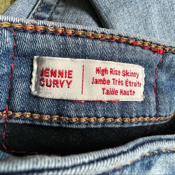 💯 True Religion Jennie CURVY High-Rise Skinny size 24 - Picture 10 of 13